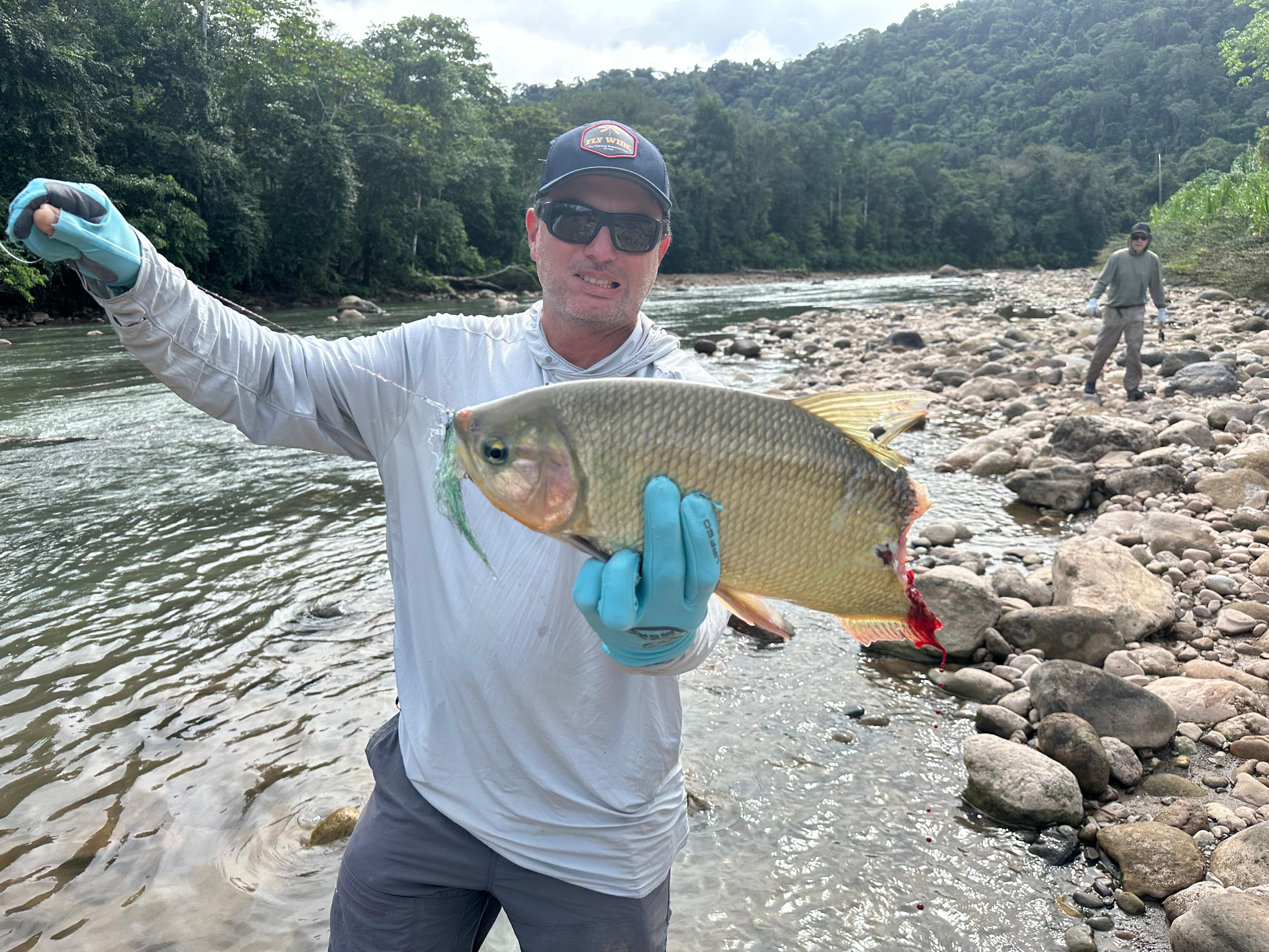 A glimpse of the food chain on the Heli Fishing program