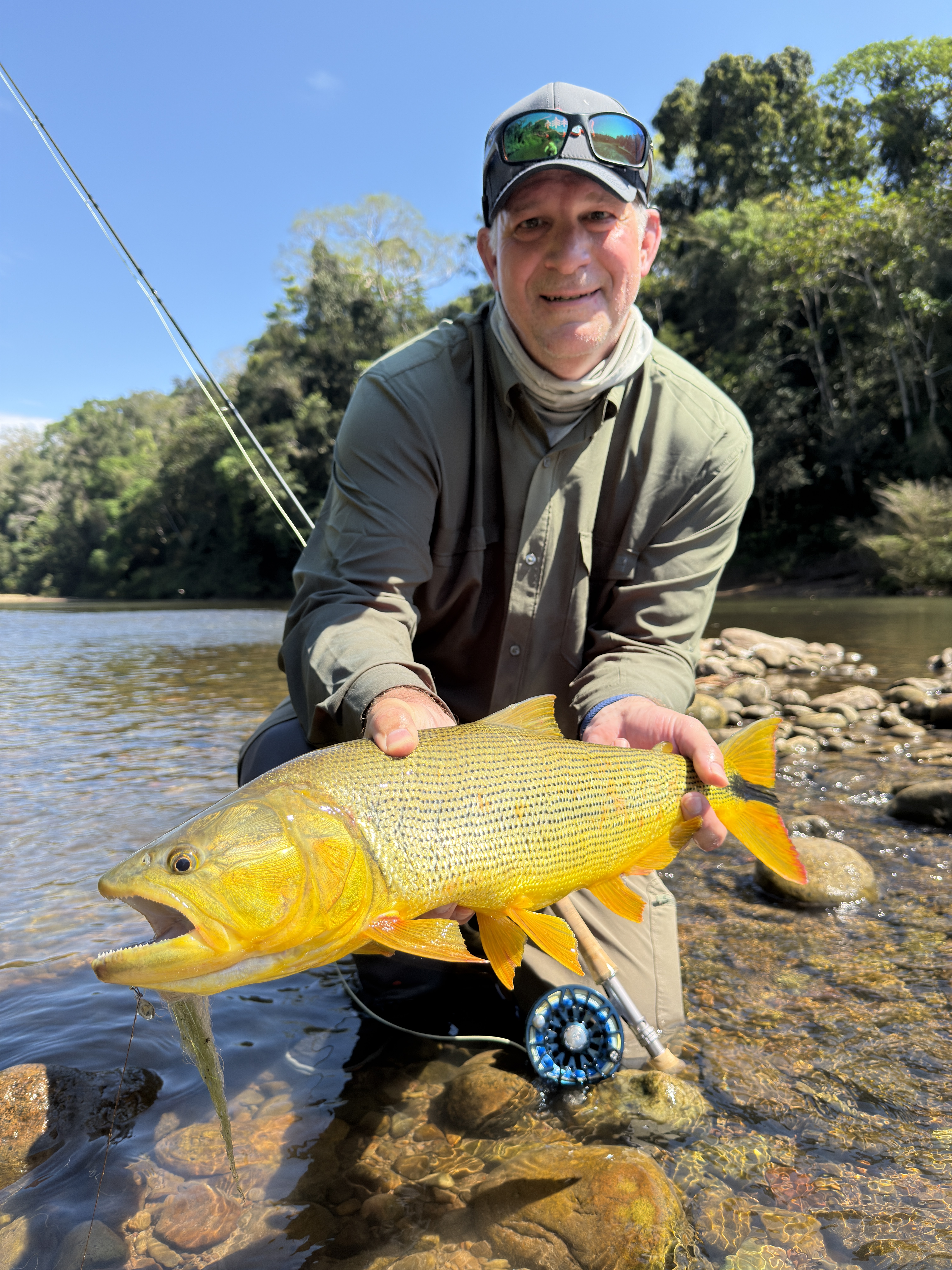 Another of the week&rsquo;s dorado brought to the bank