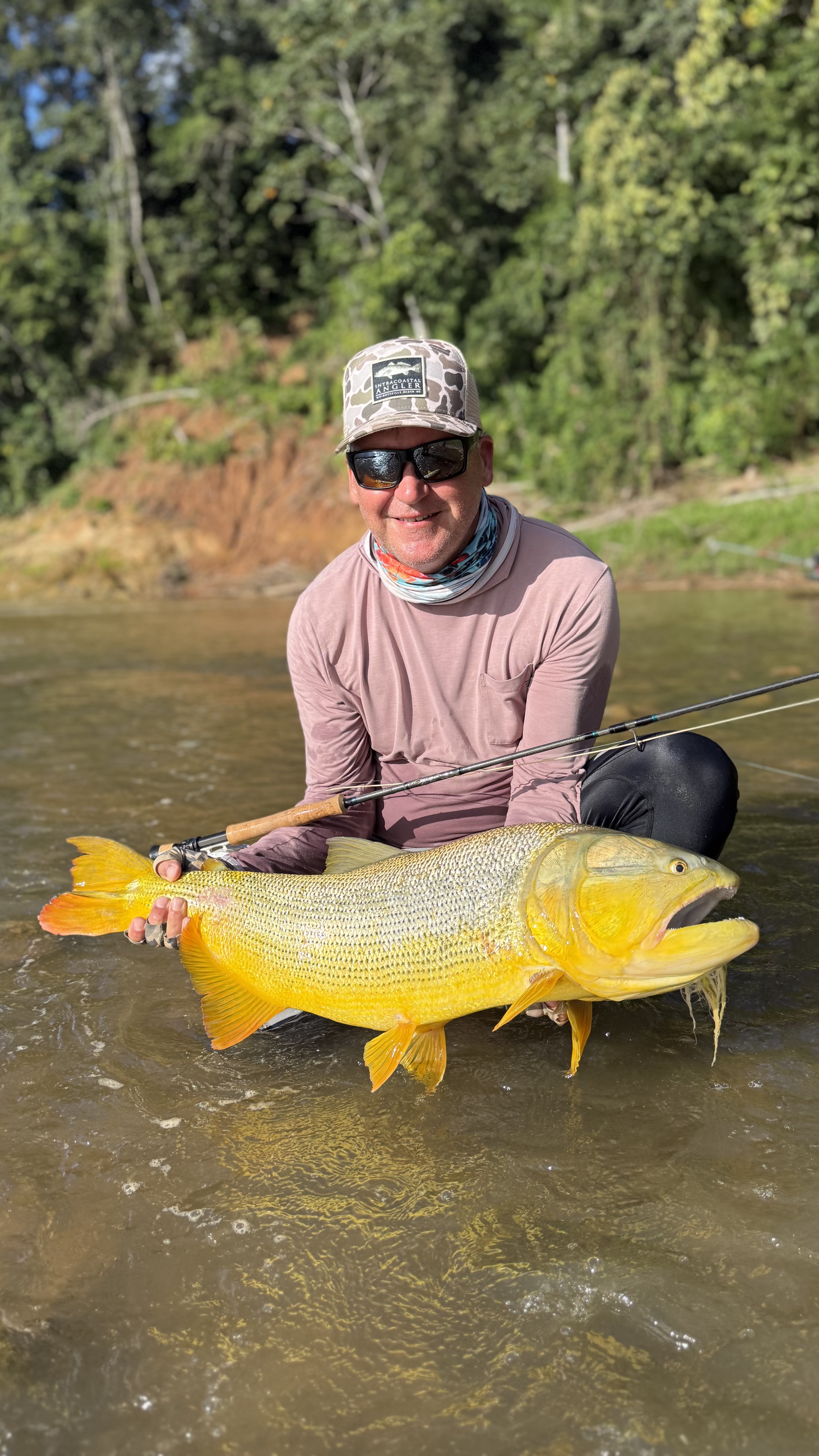 An outstanding dorado landed on the Coruya as the river cleared