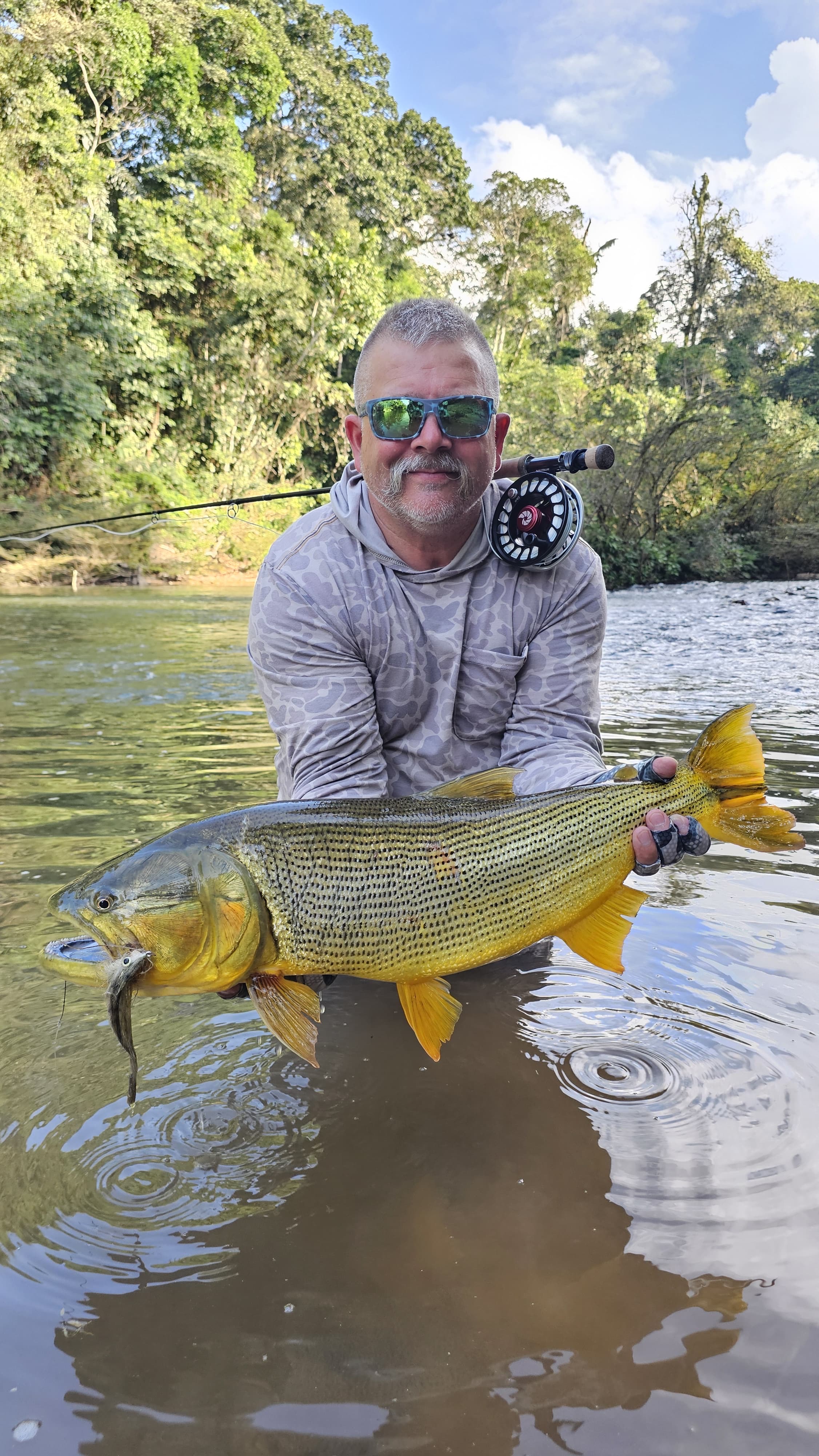 Eric's excellent dorado, landed after losing a much larger fish to a break